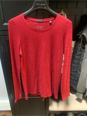 ATM Slub Jersey Long Sleeved Destroyed Tee size S/P